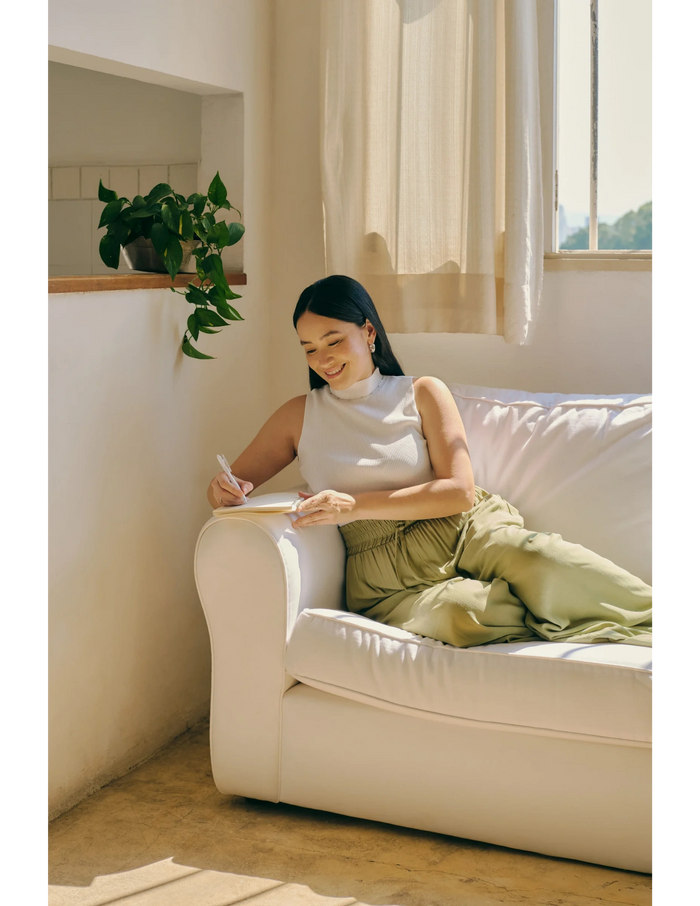 woman journaling, emotional wellness, women healing, intentional living, sisterhood community