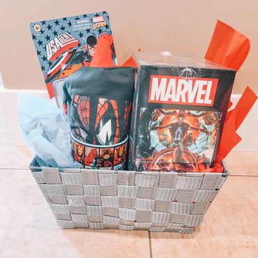 Marvel gift basket