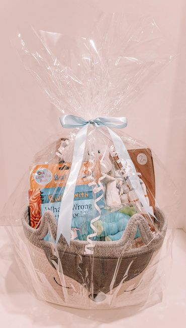 Baby boy gift basket