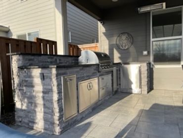 Outdoor Living Kitchen Space