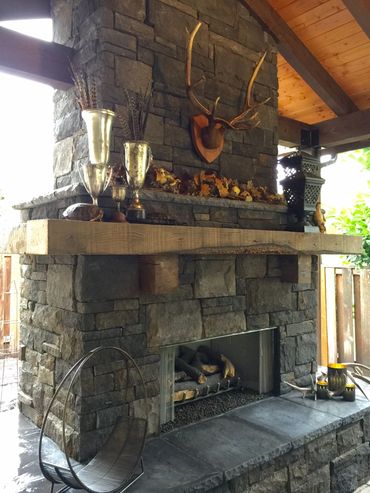 Outdoor Living fire place