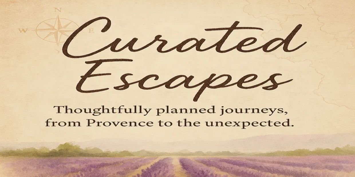 Curated Escapes: Thoughtfully planned journeys from Provence onwards.
