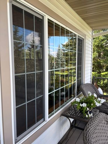 An after picture of a Residential Window that we cleaned