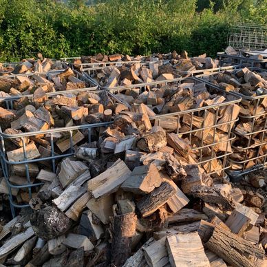 Crates if Wooden Logs