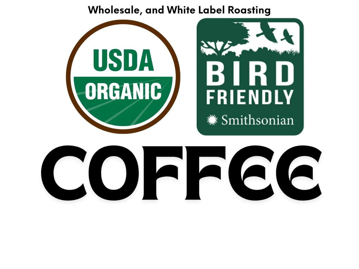 USDA organic certified and Smithsonian bird friendly certified coffee
