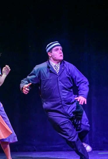 Steve as ensemble (and a Whiffle) in Crybaby