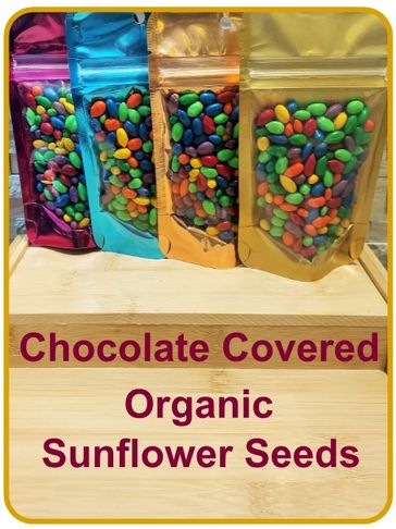 Chocolate Covered Organic Sunflower Seeds