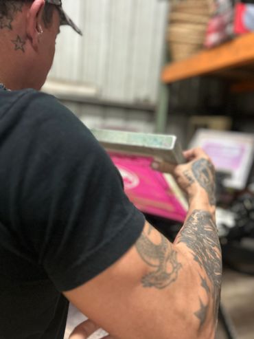 screen printing ZAD INK Pedro Ferra