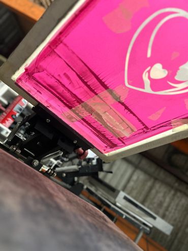 Screen printing Zad Ink warehouse