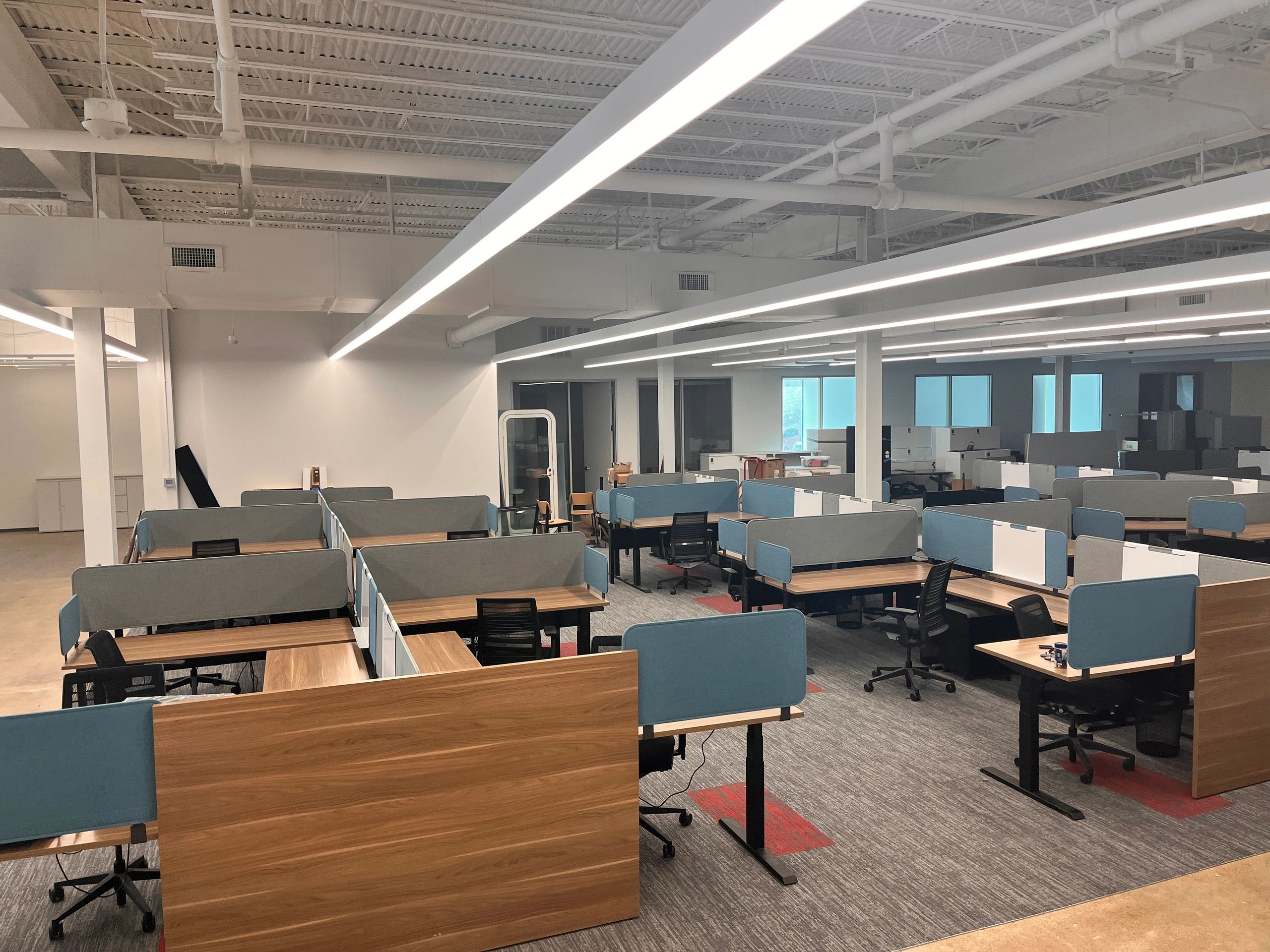 Cubicle System Install in Dallas,TX.