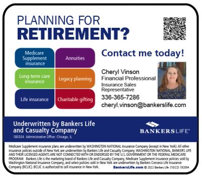 FInancial Advisor Greensboro Cheryl Vinson Bankers Financial