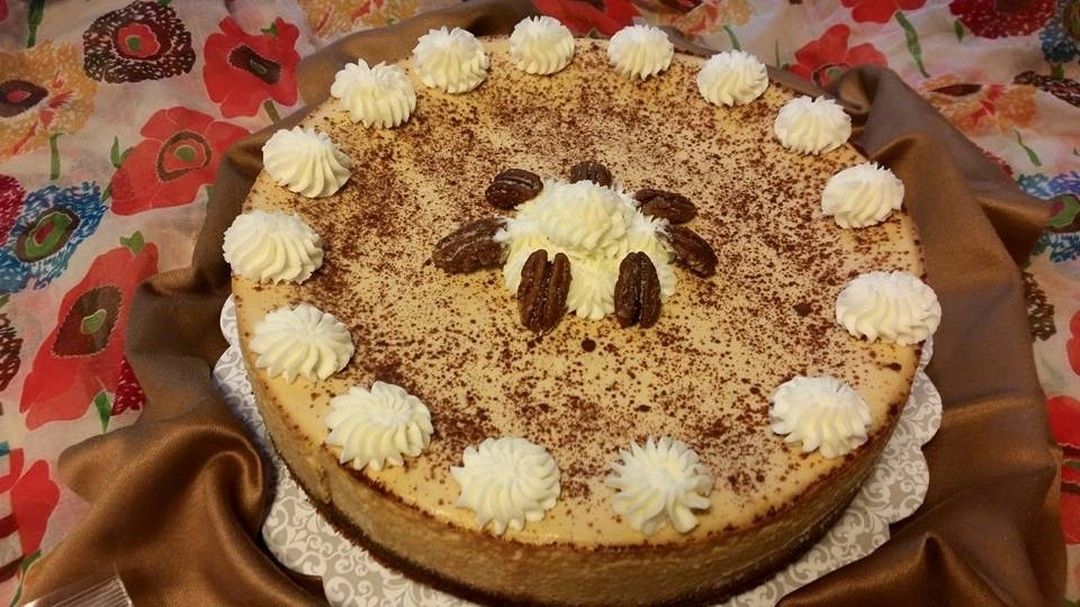 Pumpkin Spice Cheesecake by Tracy's Irresistible Desserts
