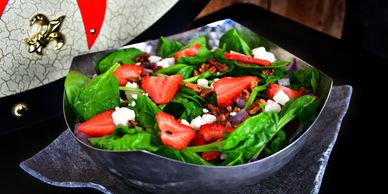 Strawberry feta salad