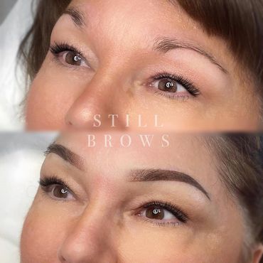 Powder Brows Before & After