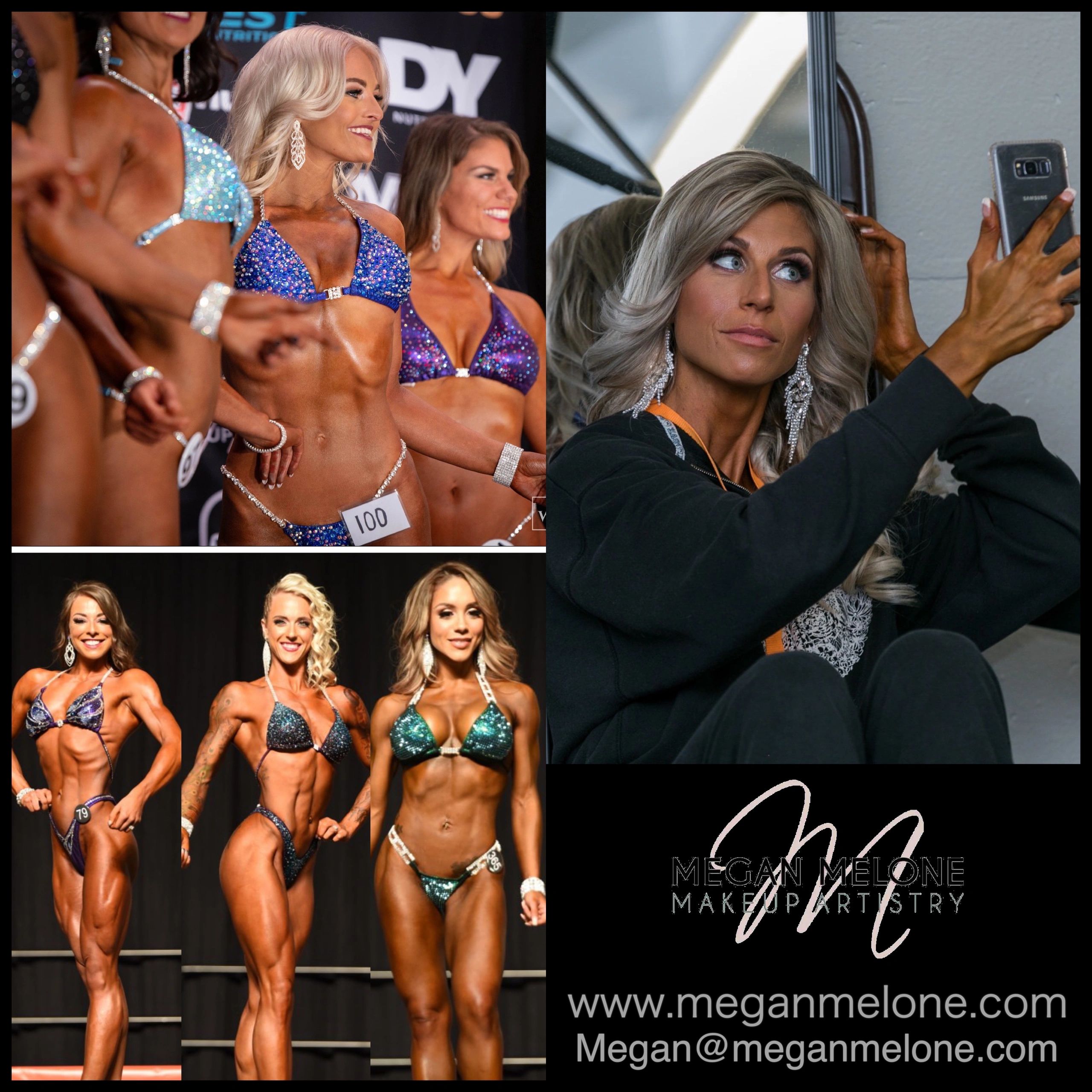 Fitness makeup by Megan Melone