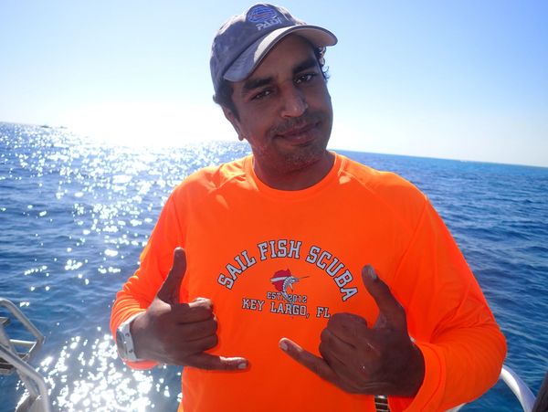 Image of a PADI IDC Staff member at best Dive Shop in Key Largo