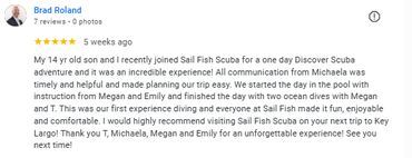 Key Largo snorkeling, Key Largo scuba diving, PADI Open Water courses Key Largo, dive shop Key Largo