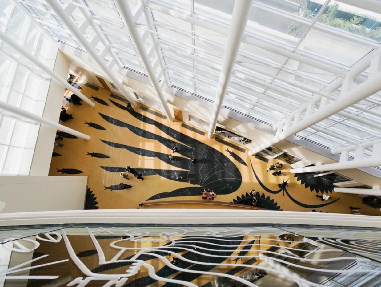 Custom Epoxy terrazzo installation