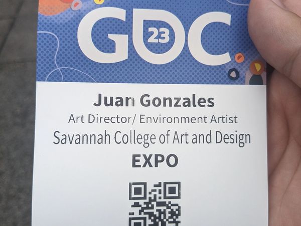 Badge from GDC 2023 for Epochrypha