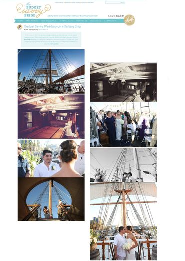 Budget Savvy Bride feature on the San Diego Wedding