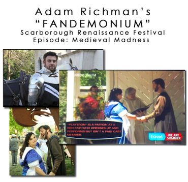 Adam Richman's Fandemonium stills from Scarborough Ren Fest