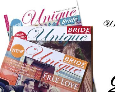Features in Unique Bride Magazine United Kingdom