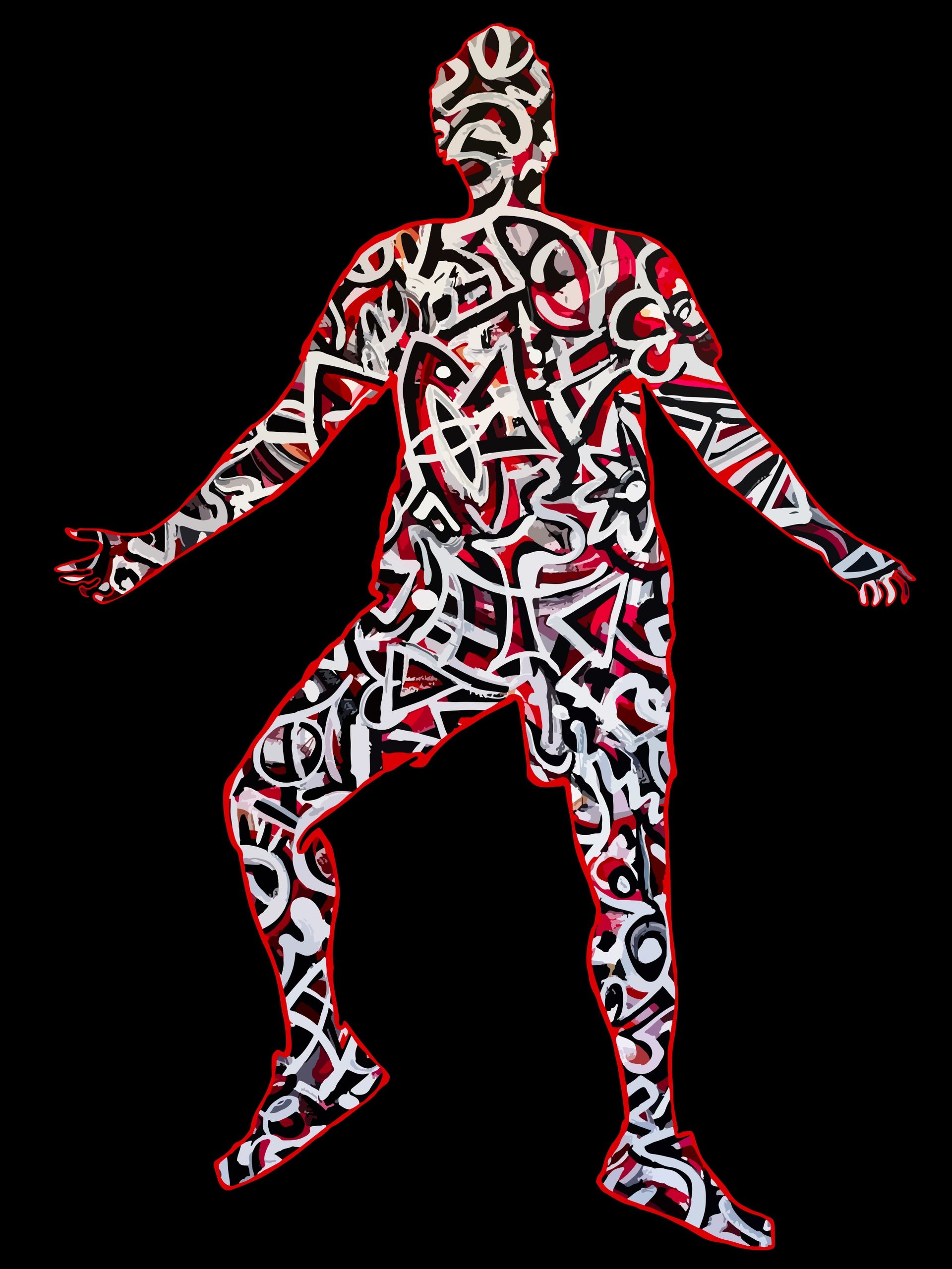 Abstract and conceptual art print by Abraham Onkst.