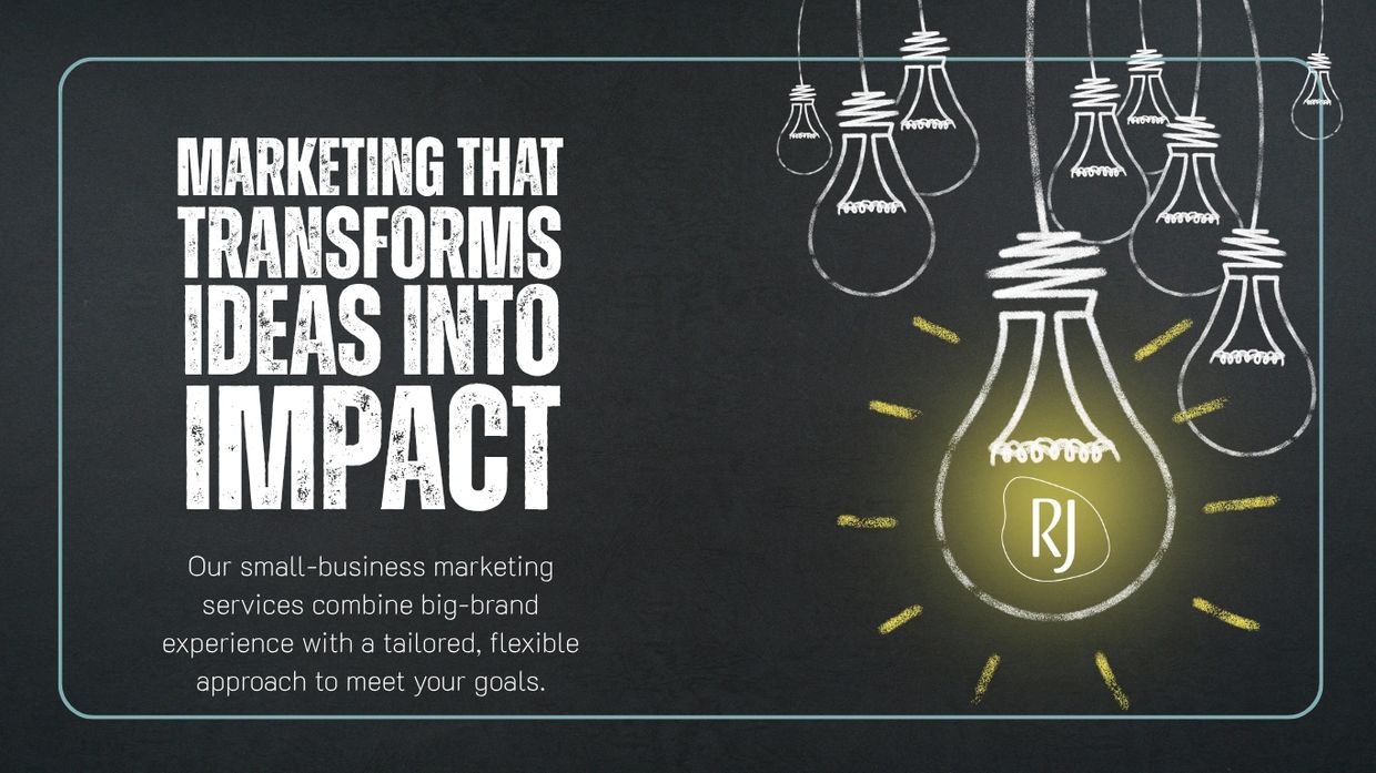 Marketing that transforms ideas into impact with tailored small-business services.