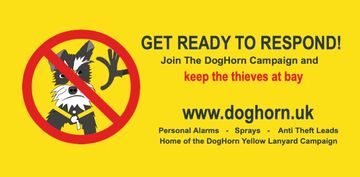 doghorn, helping people become aware of dog theft and ways to minimise it 