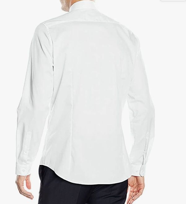 <alt> Blusa manga larga de hombre de color blanco </alt>
