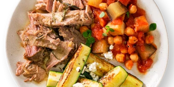 Meal prep healthy food