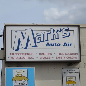 Mark's Auto Air New Signage