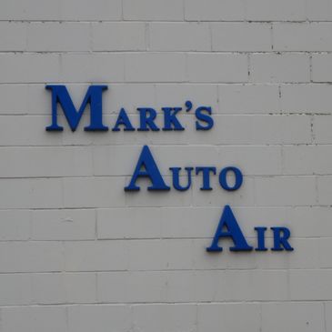 Mark's Auto Air Early Signage