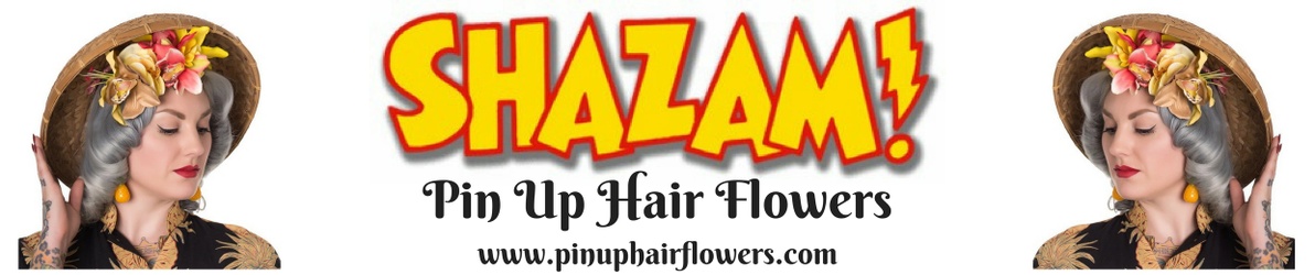 Shazam! Pin Up Hair Flowers