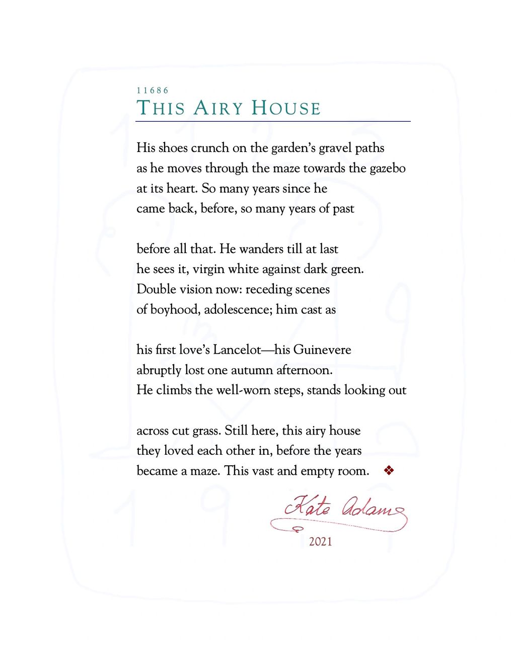 PDF of poem "This Airy House"