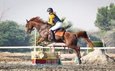 Equestrian cross country event Dubai