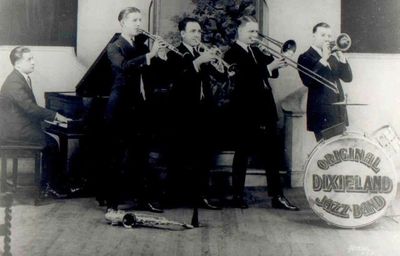 Original Dixieland Jazz Band in 1922