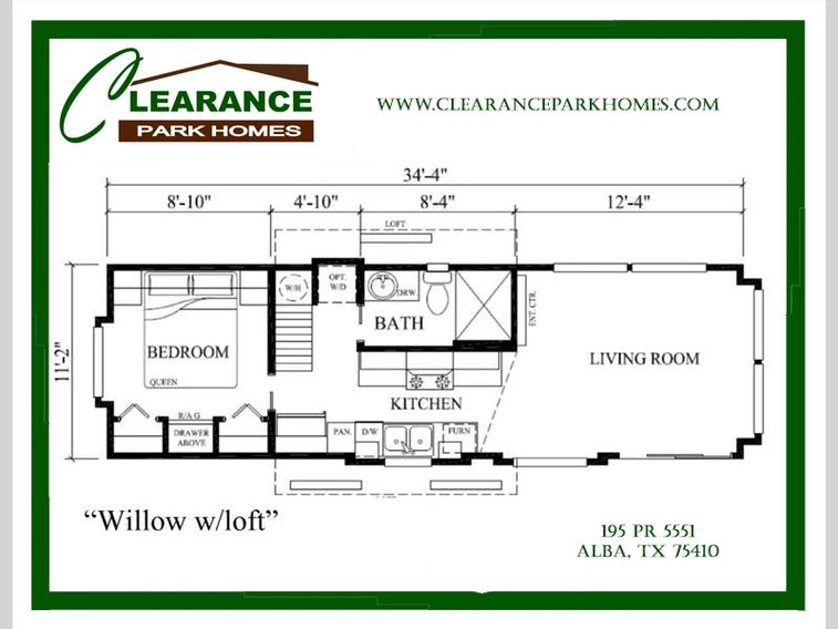willow park home floor plan