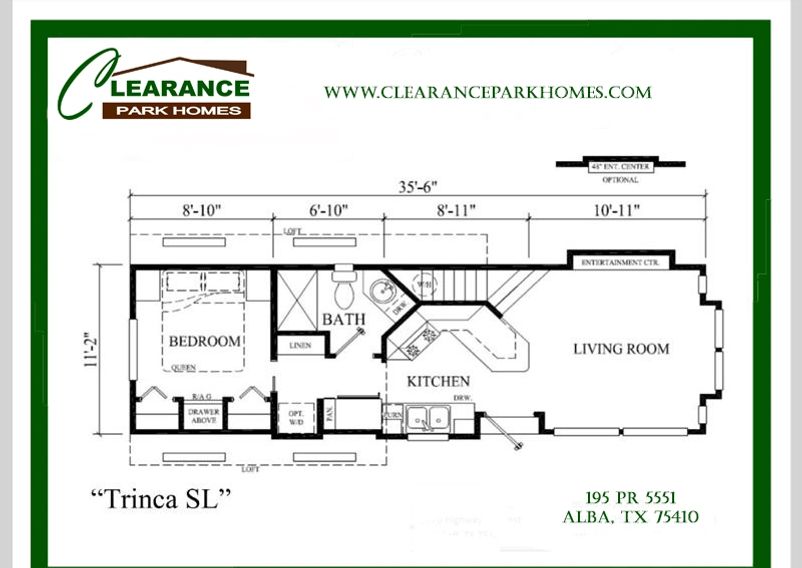 trinca park home floor plan