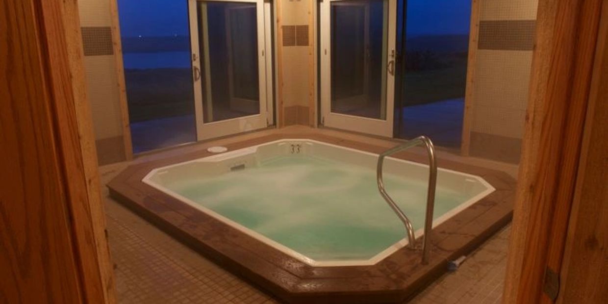 Hot Tub, Sauna, Exercise Room and Masage Room at The Signature Lodge by Cheyenne Ridge Outfitters