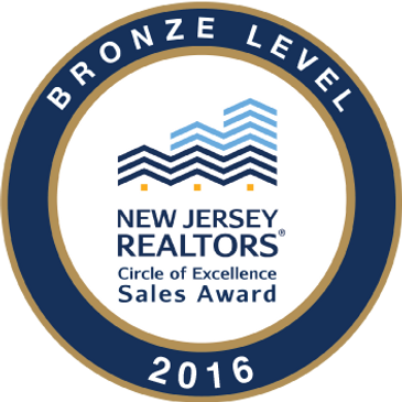 NJ Realtors® Circle of Excellence Sales Award® 2016