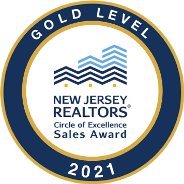 NJ Realtors® Circle of Excellence Sales Award® 2021