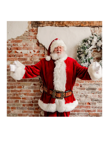 Santa loves giving big hugs