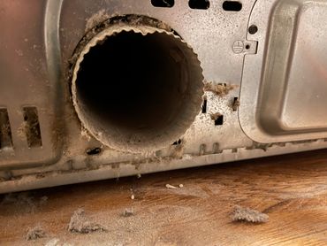 A clean dryer vent.