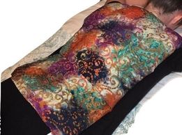 Offering dual purpose as it is flat enough to be used to wrap on the stomach, or any other part