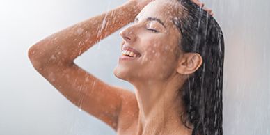Soft water in the shower provided by Florida Clean H2O. The best water softener in the USA.