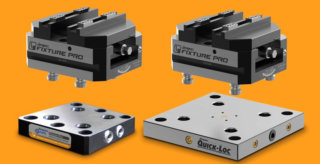 Quick Change indexing Pallets for Jergens Drop & Lock and industry standard 52 & 92 mm Pallets.