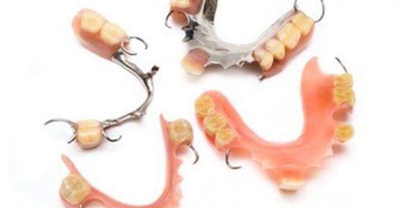 Cast partial denture, acrylic partial denture, flexible denture