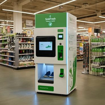 Compact and user-friendly kiosk