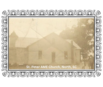 A 1960s picture of St. Petr AME Church, North, SC